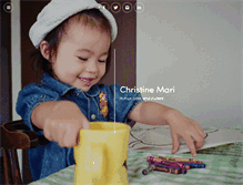 Tablet Screenshot of christinemari.com